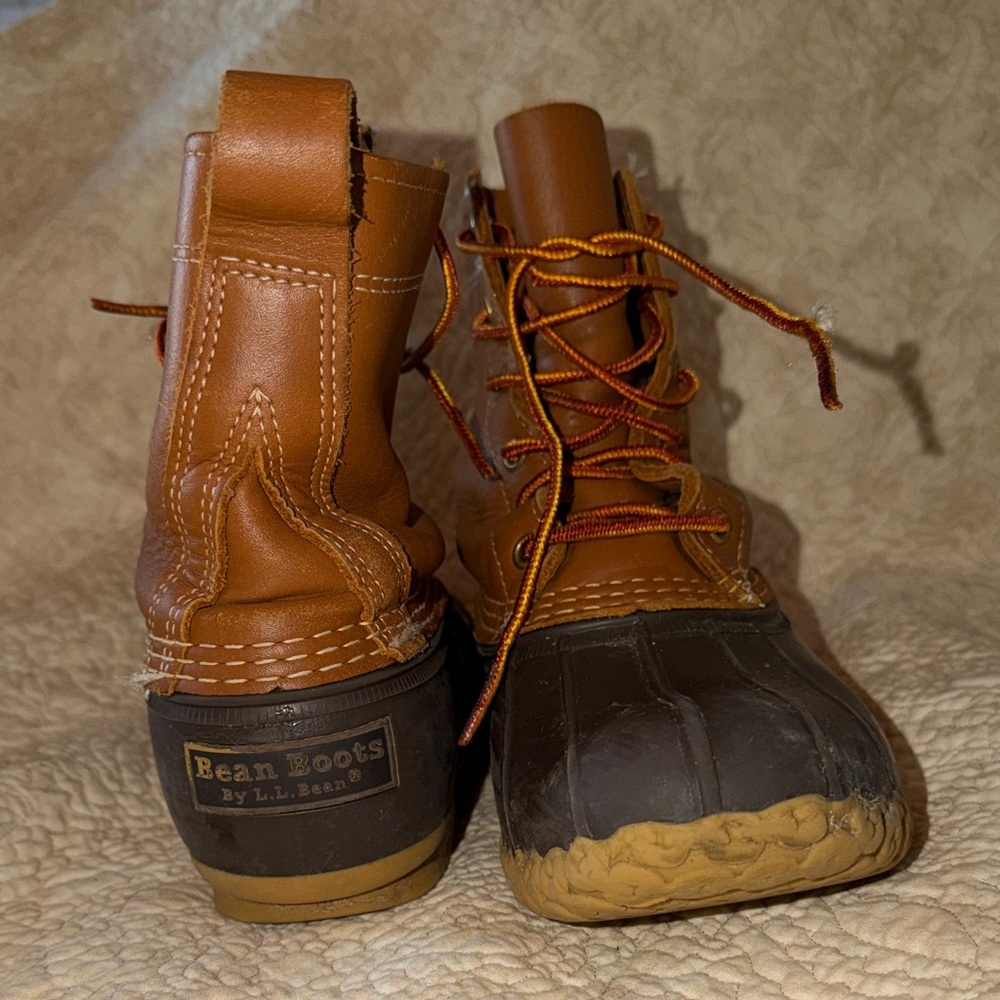 L.L. Bean Women's Tan and Black Winter Boots